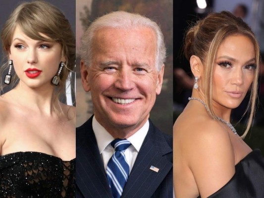 Una gran mayoría de los famosos del mundo de la música y el cine han mostrado su apoyo a la candidatura de Joe Biden como presidente de los Estados Unidos. Aquí te mostramos quienes son.