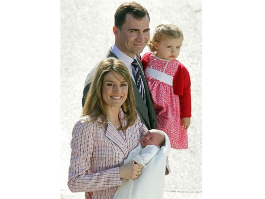 En abril de 2007 dieron a luz a segunda hija la Infanta Sofía