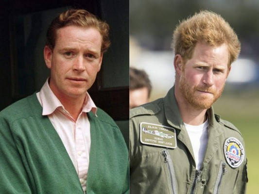 5 fotos que te mostraran los parecidos entre el Principe Harry y James Hewitt