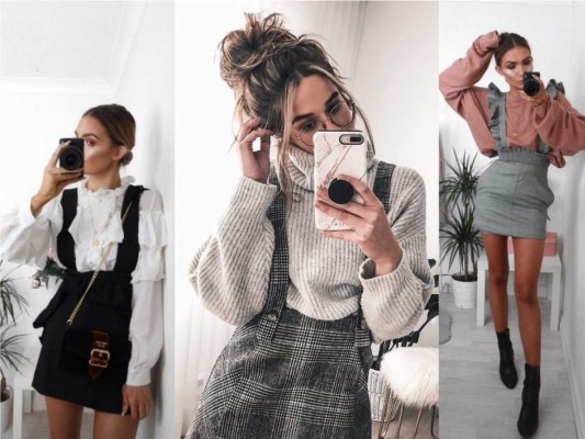 Faldas de tirantes: este año nuevo no uses solamente tu típica falda, las skirt de tirantes están en total tendencia y harán que luzcas adorable con lo que lleves, además que lograran que te veas más producida con tu outfit.