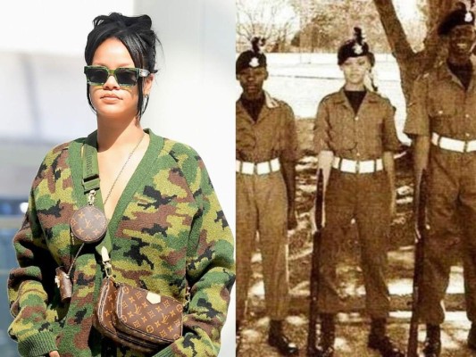 Rihanna era una cadete en el ejército de Barbados.