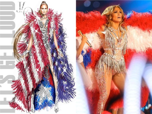 Los looks por Shakira y Jennifer Lopez en el Super Bowl LIV