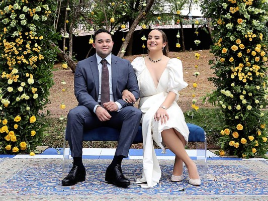 La boda civil de Rafael Zelaya y Angella Andonie