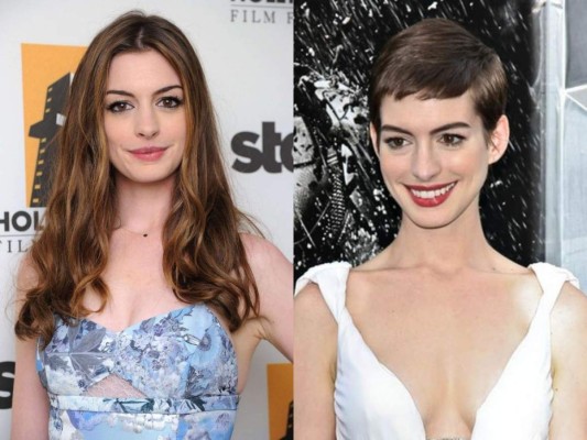 ¿Hay algo que no le quede bien? Anne Hathaway es una aclamada actriz de varias películas de Hollywood, no lo pensó dos veces para hacerse un pixie cut que le quedaba perfecto.