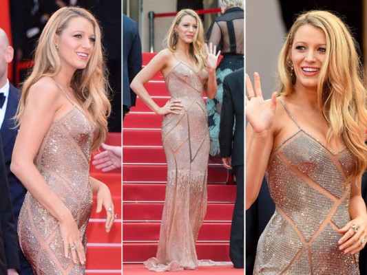 Blake Lively en Versace y joyas de Lorraine Schwartz