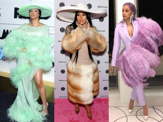 Los 10 looks más extravagantes de Cardi B   