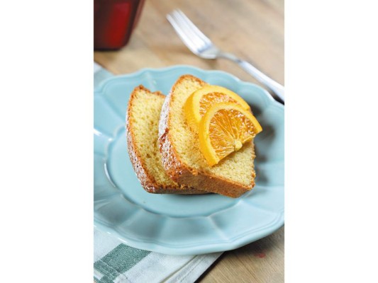 Mascarpone orange pound cake (foto: Dany Barrientos/plato de Eleganza)