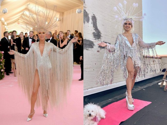 El #MetGalaChallenge tiene a todos recreando sus looks favoritos desde casa