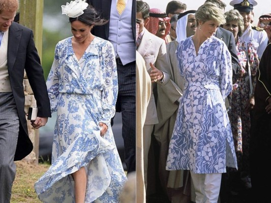 12 veces en las que Meghan Markle ha inspirado sus looks en la Princesa Diana