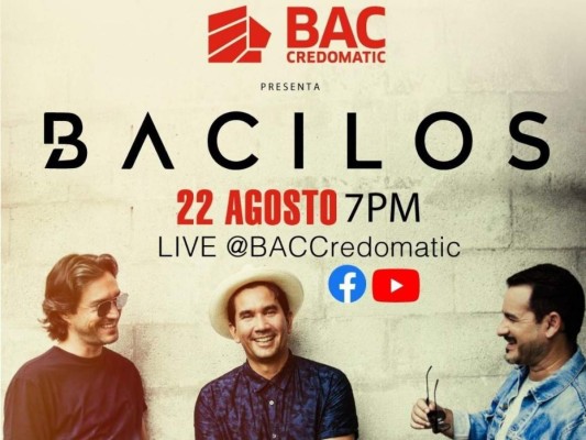 Conciertos BAC Credomatic en Línea presenta a la famosa banda Bacilos