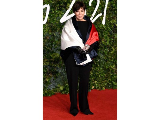Kris Jenner en Tommy Hilfiger.