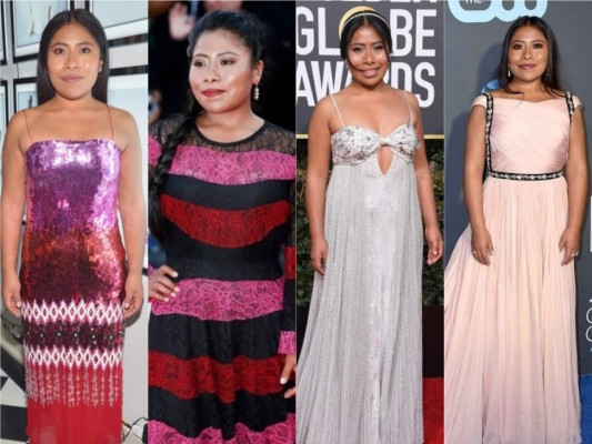 Yalitza Aparicio es la actriz del momento, a pesar de no tener una carrera en la industria cinematográfica se ha robado el corazón de todos con su talento y carisma, además ha sido el centro de atención por los diversos looks que la hemos visto lucir en las alfombras rojas, aquí te dejamos los mejores estilismo de la mexicana.