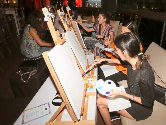 Sip and Paint en Hanawa Sushi y Terrace   