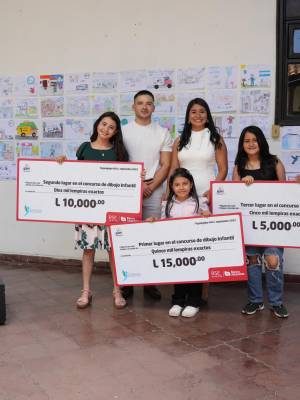 Correos de Honduras y Banco Atlántida realizan con éxito el primer concurso de dibujo infantil a nivel nacional