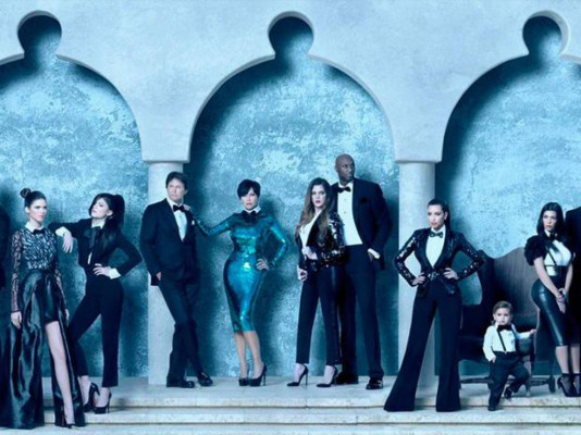 La tarjeta navideña de las Kardashian