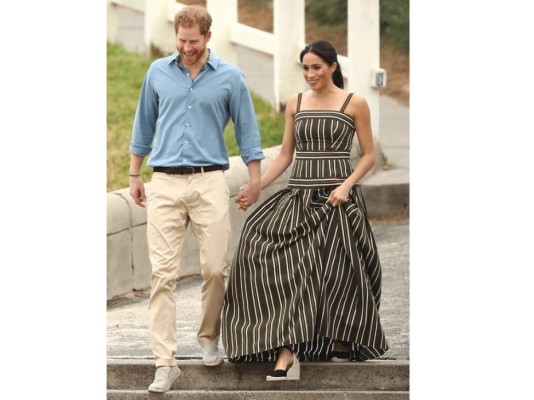 Su cuñada, Meghan Markle, también tiene una alpargatas muy similares, con las que definió su look premamá más bohemio.