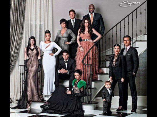 La tarjeta navideña de las Kardashian