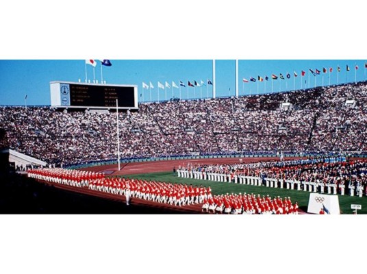 La ceremonia fue casi un elogio a Tokio 1964.