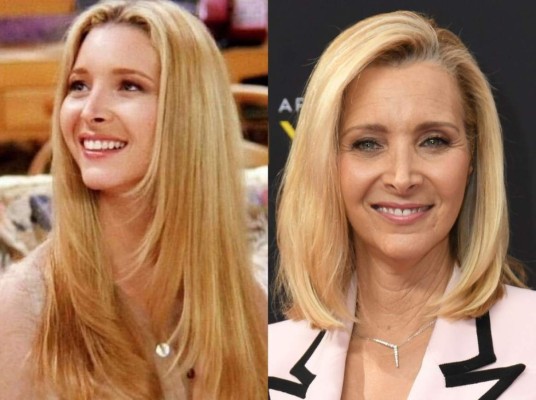 ¿Cómo olvidar a la bohemia Phoebe Buffay? Lisa Kudrow fue la encargada de dar vida a este personaje que la hizo ganar un Emmy en 1998, sigue luciendo muy similar con su cabello rubio.