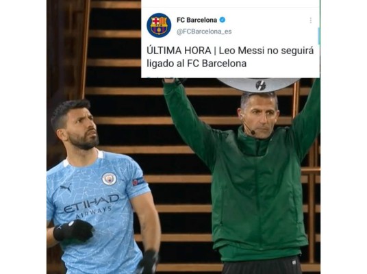 Los mejores memes de la salida de Messi del FC Barcelona