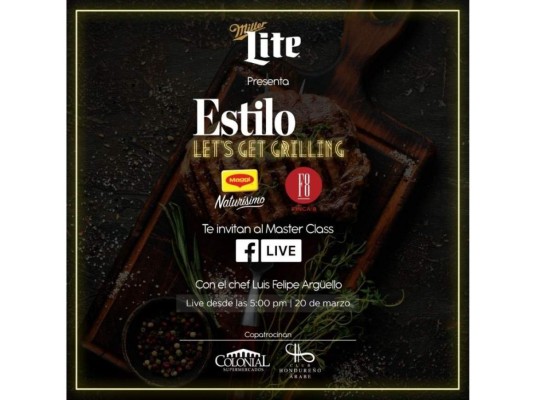 ¡Te invitamos al Estilo Let’s Get Grilling con Miller Lite!
