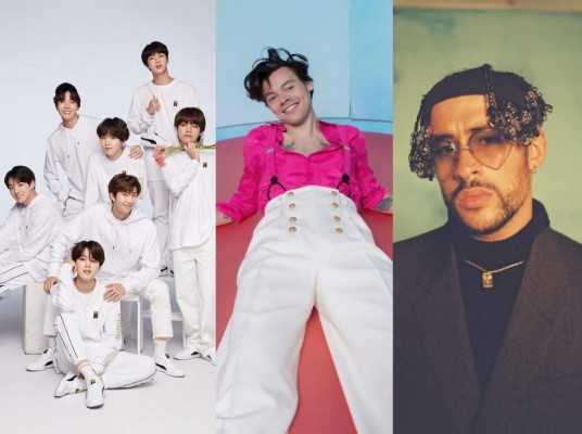 Harry Styles va a abrir la ceremonia con su presentación. Otros que también estarán en el escenario son Taylor Swift, BTS y Bad Bunny.