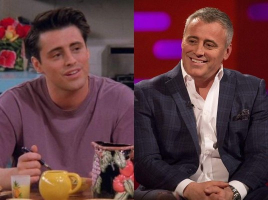 Matt LeBlanc luce muy distinto a su personaje en Friends, Joey Tribbiani. Varios medios han apuntado el encanecimiento de su cabello y su aumento de peso.