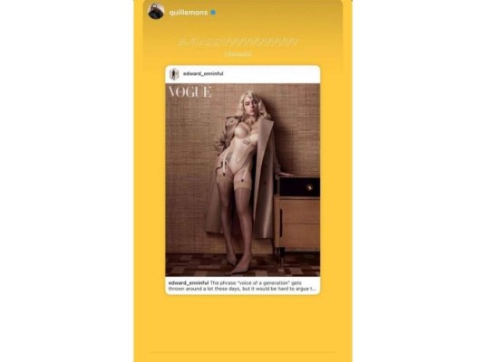 El fotógrafo Quil Lemons la animó con la palabra Baddie.
