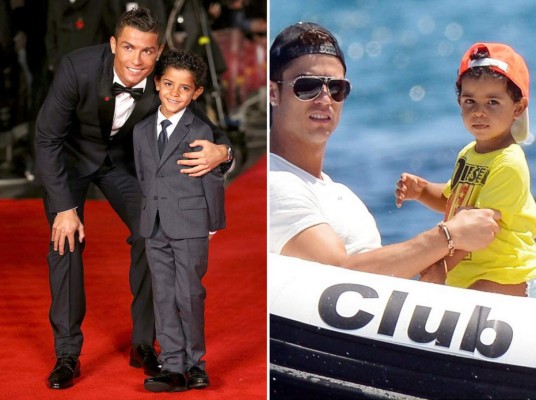 Cristiano Ronaldo Jr.<br/>El 4 de julio de 2010, pocos días después de ser eliminado Portugal de la copa del mundo de 2010, anunció por Twitter y Facebook que es padre de un niño del cual Cristiano tiene su tutela total y cuya madre se mantiene su identidad en secreto.