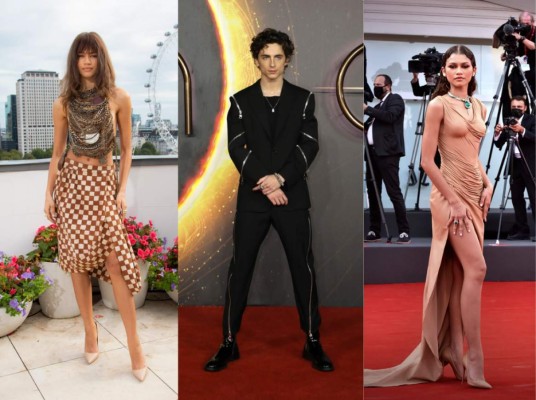 Belleza y elegancia: la gira de prensa de Zendaya y Timothée Chalamet