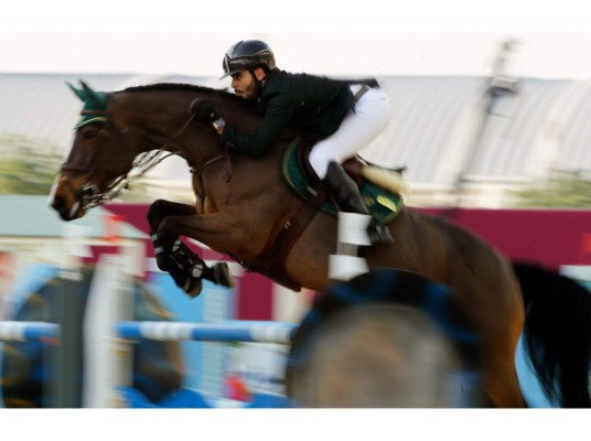 Faisal al Shalan, príncipe de Arabia Saudí<br/>En Londres 2012, participó en la categoría saltos mixtos del deporte ecuestre. También se ha destacado en otros eventos de esta actividad olímpica.