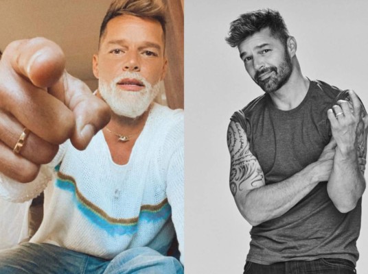 Ricky Martin<br/>Él sorprendió con un corte de cabello y una barba pintada, algo nuevo para sus fans. Tiempo después se hizo un corte elegante, en donde deja claro que su belleza está con cualquier look al que opte.<br/>
