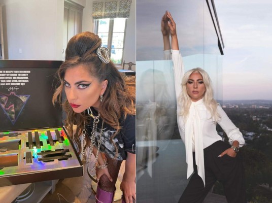 Lady Gaga<br/>Gaga es otra de las cantantes que realizó cambios de look este año. En una colección artística realizada y curada de Haus Labs, se mostró con una melena decolorada a doble color. <br/>
