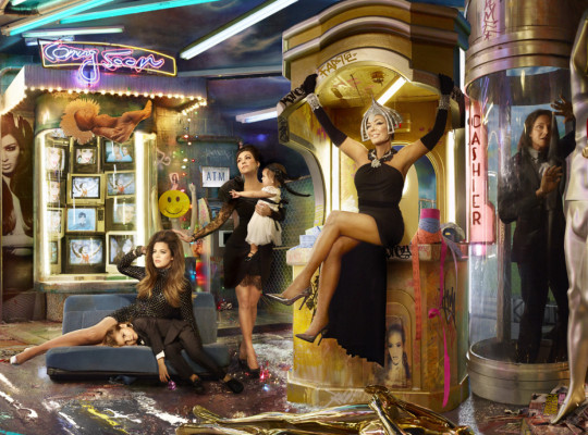 La tarjeta navideña de las Kardashian