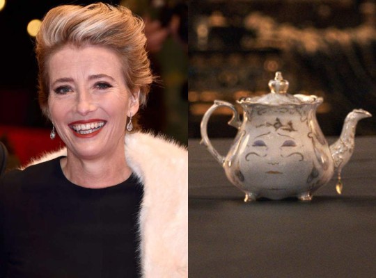 Emma Thompson como la Sra. Tetera