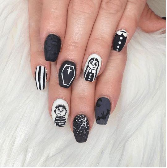 Divertidos diseños de uñas de Halloween