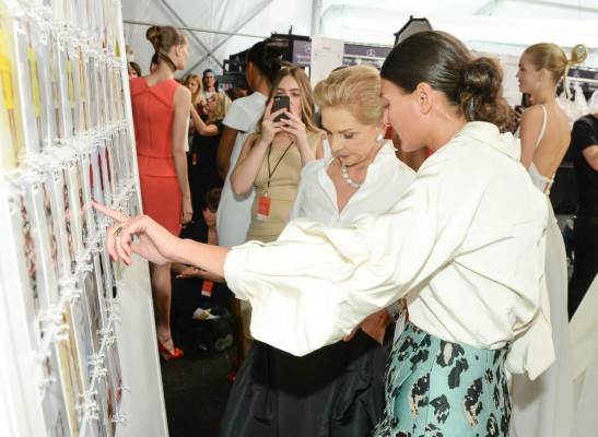 Backstage de Carolina Herrera