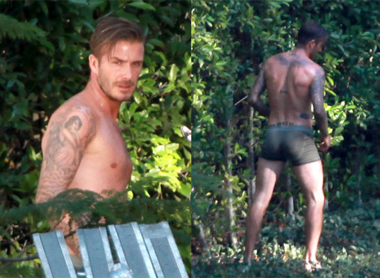 David Beckham sin ayuda de photoshop