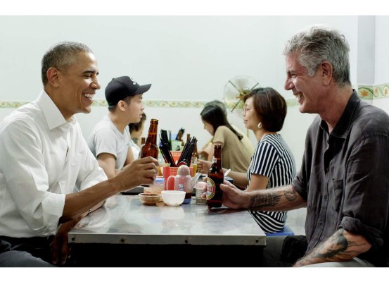 Obama se despide Anthony Bourdain