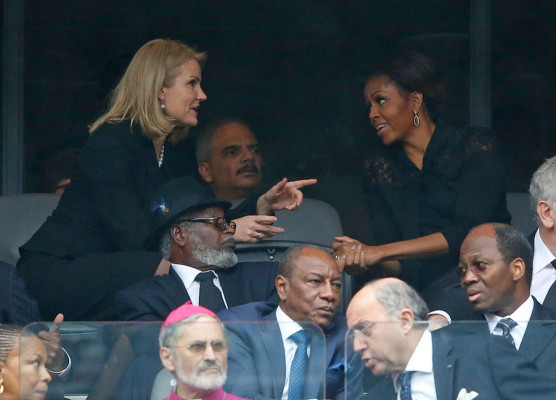 Michelle Obama molesta y ¿celosa?