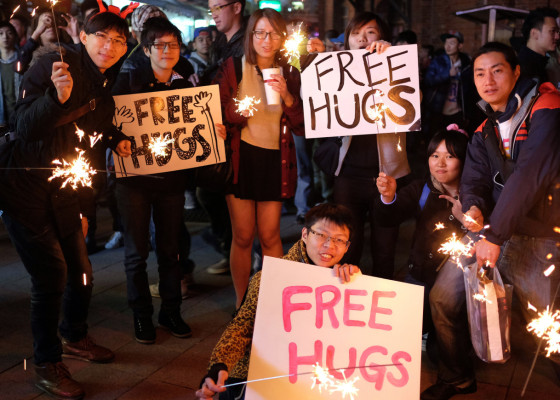 Así celebra Asia el 2014!