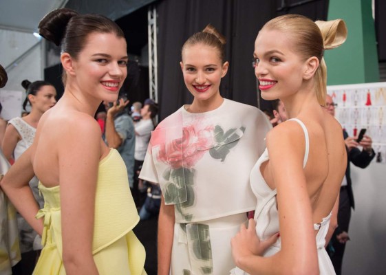 Backstage de Carolina Herrera