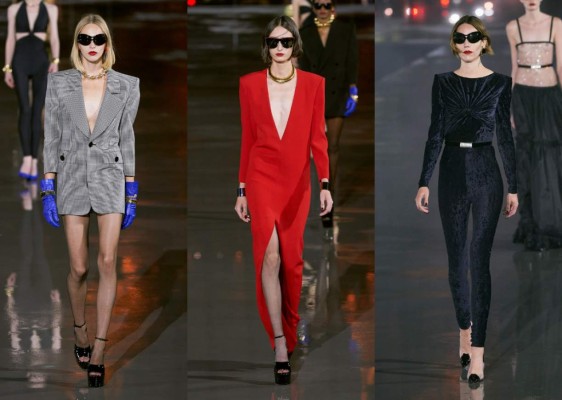 Continuidad, resurgimiento y sensualidad: colección SS22 de Saint Laurent