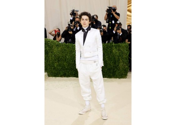 Timothée Chalamet vistiendo Haider Ackerman