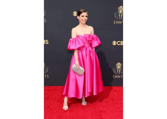 Eliana Kwartler<br/>Su vestido fucsia era de J. Mendel.<br/>