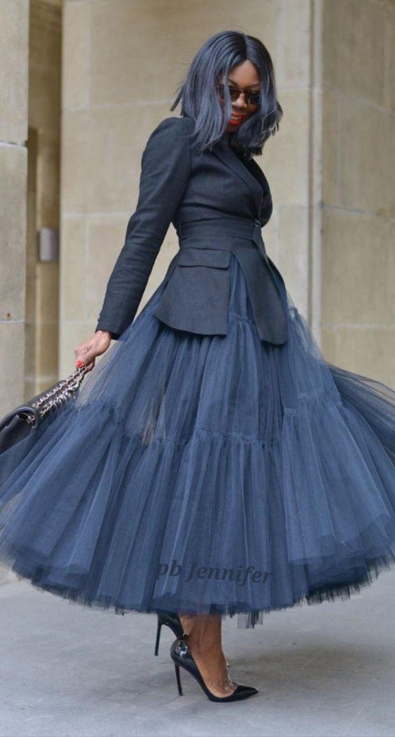 La falda de tul: la reina del street style