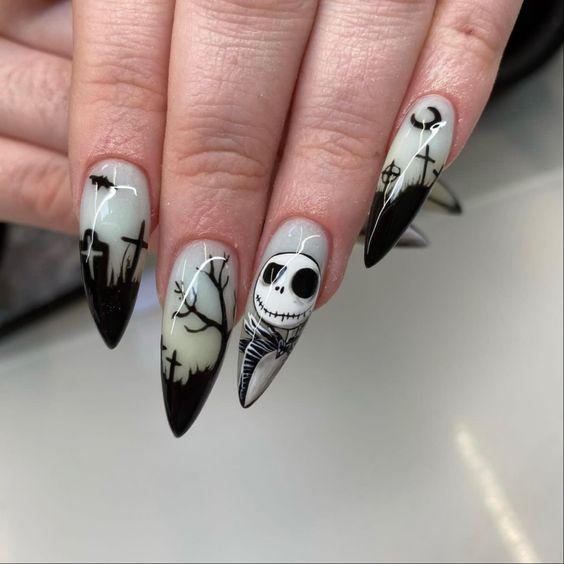 Divertidos diseños de uñas de Halloween