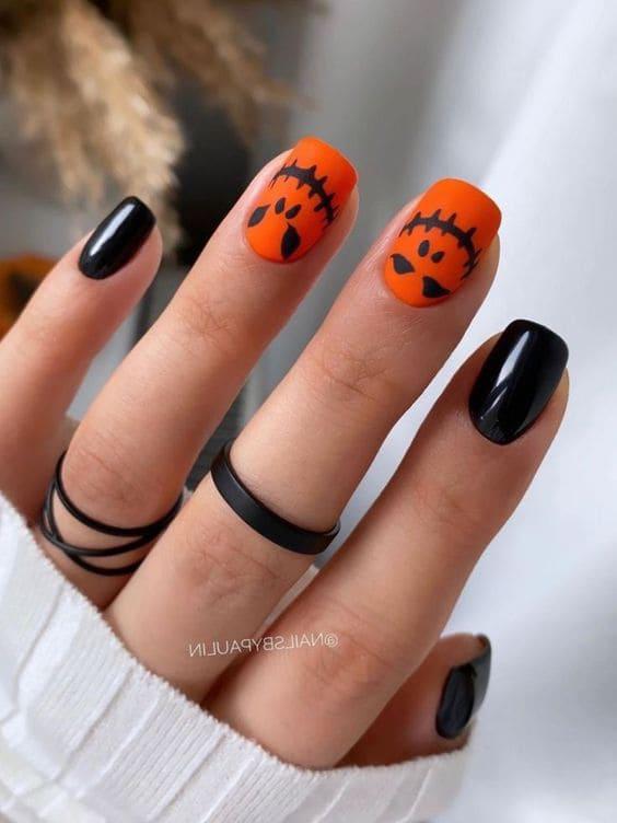 Divertidos diseños de uñas de Halloween