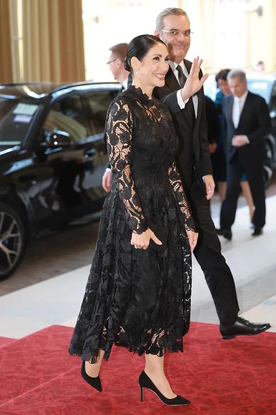 <b>El presidente de la República Dominicana, Luis Abinader con su</b> esposa, <b>Raquel Arbaje</b>