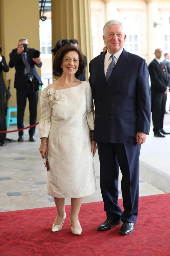 Royals invitados a la coronación de Carlos III celebran en Buckingham